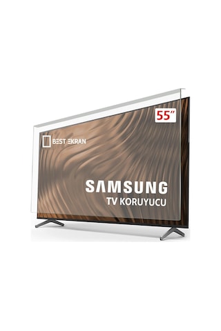 Samsung Uyumlu 55cu7200 Tv Ekran Koruyucu - 55" İnç 138cm Cu7200
