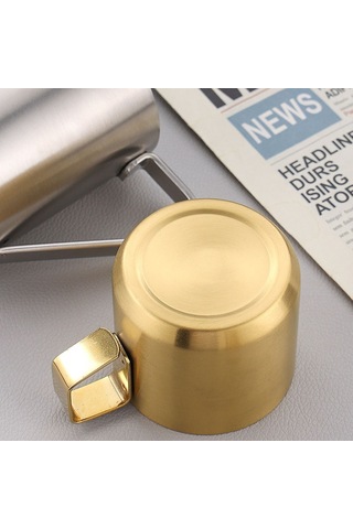 Cbtx 200 Ml 304 Paslanmaz Çelik Çift Katmanlı Yalıtımlı Kupa Çocuk Damla Geçirmez Su Bardağı Kahve Kupa Gümüş