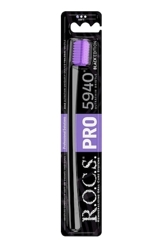 Rocs Pro 5940 Ultra Soft Diş Fırçası - Siyah Mor