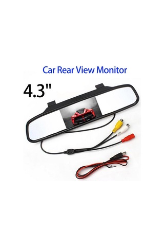 Rg-201 4,3 İnç Lcd Video Ekran Araç Dikiz Monitörü Park Ve Geri Vites Sistemi