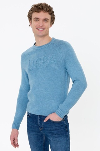 U.S. Polo Assn. Erkek Slim Fit Kazak Çok Renkli