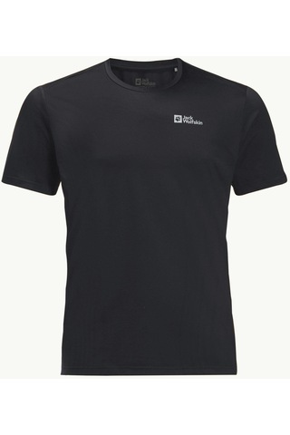 Jack Wolfskin Delgami S/s M Erkek Tişört 1809811-6000 Siyah