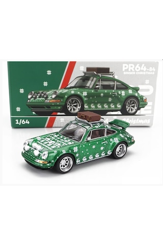 Pop Race1/64 Porsche 964 Singer 911 Merry Christmas Limited Edition 84 Yılbaşı Özel