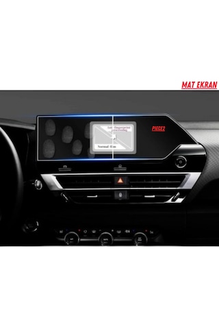 Citroen C4 X-c4 X Max 2025 Hayalet Gösterge Ve Multimedya Uyumlu Mat Ekran Koruyucu