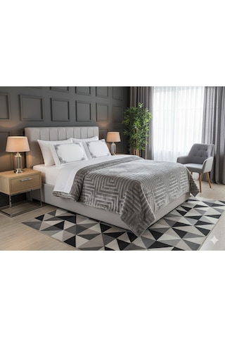 Ecosse Agossa 6 Parça Battaniye Seti Gümüş Gümüş