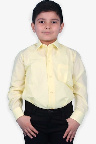 Breeze Erkek Çocuk Gömlek Basic 3-14 Yaş, Sarı