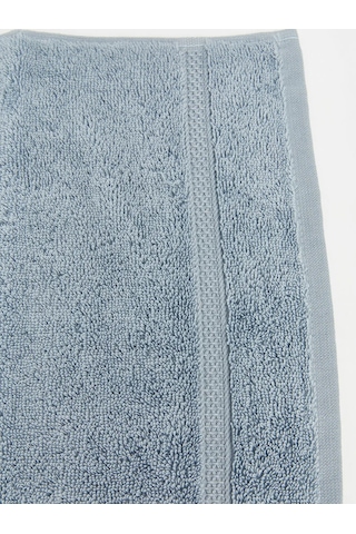 Mavi Pamuklu El Havlusu 3'lü 30x30 Cm