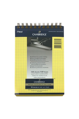 Mead Cambridge A4 70 Yp. Spiralli Bloknot Çok Renkli