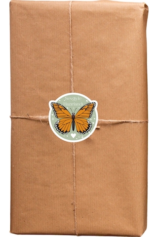 Sevgiyle Hazırlandı Teşekkür Ederiz Stickers Paketleme Kargo Pytk