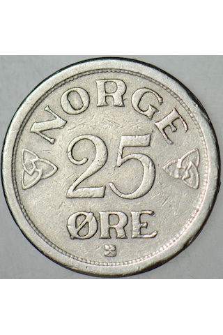 Norveç 25 Öre 1953.