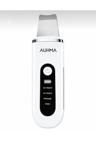 Auhma Ahb-13 Ultrasonik Cilt Temizleme Cihazı 4 Modlu İyon Teknolojili Siyah Nokta & Gözenek Temizleyici Yüz Masaj Aleti