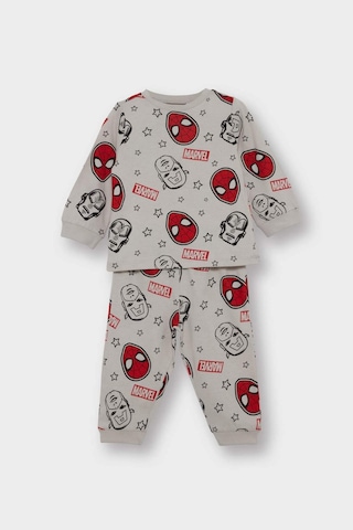 Defacto %100 Pamuklu Marvel Comıcs Beli Lastikli Pijama Takımı Erkek Bebek F4579A525WN