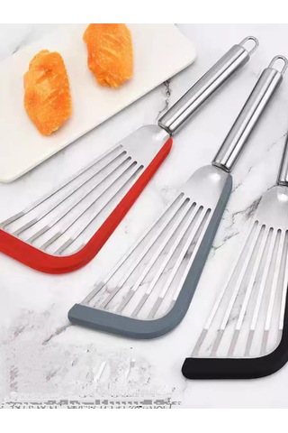 Stil'nyj İ Udobnyj Dom Pançalar İçin Çiziksiz Mutfak Silikon Spatula 179593432 Çelik