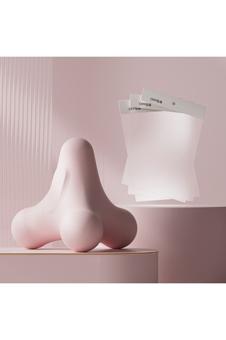 Qingmipy Fitness Kas Gerginliği Giderici Top - Omuz, Boyun, Bel, El Masajı - Pilates, Yoga, Spor Sonrası Rahatlatma - Pembe Opp Poşetli Çok Renkli