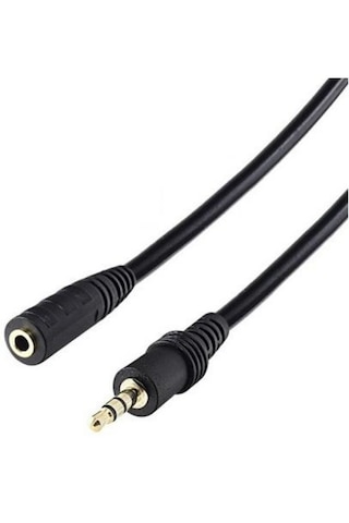 Kulaklık 3.5 Mm Ses Ekleme Uzatma Kablosu 1 Metre