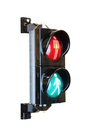 100 mm Ledli Yaya Figürlü Sinyal Verici, Trafik Lambası-2982 - 220 VAC