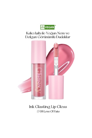 Dudaklara Dolgun Ve Işıltılı Görünüm Sunan Gloss Perıpera Ink Glasting Lip Gloss 8 Love Of Fate 8 Love Of Fate