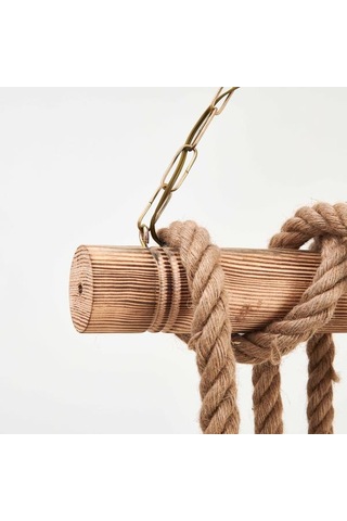 Correx Bambu 4'lü Avize Kahverengi