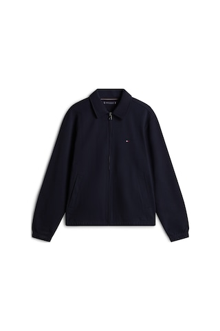 Tommy Hilfiger Essentıal Terry Ivy Jacket Erkek Mavi Sweatshirt - Mw0mw41767