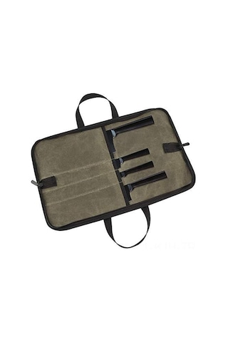 Jeehugo Yeşil Tuval Bıçak Çantası - Taşınabilir Fantezi Pansiyon Çanta, Outdoor Piknik İçin Konforlu, Fermuarlı Tasarım Diğer