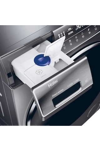 Haıer HW100- BD14979S8U1 10 KG 1400 Devir WİFİ+ Bluetooth Çamaşır Makinesi Antrasit