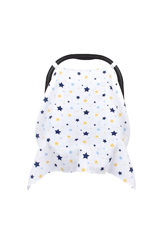 Sevi Bebe Müslin Puset ve Ana Kucağı Örtüsü ART-41 Yıldız Yağmuru