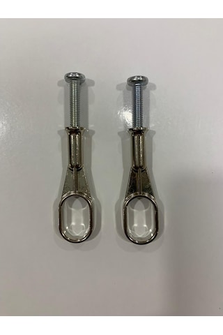 Flanş 2Li Paket Vidalı Dolap Askı Aparatı Krom Flanş 2Li Paket Vidalı Dolap Askı Aparatı Krom