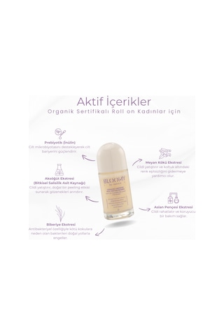 Organik Sertifikalı Roll On Kadınlar İçin