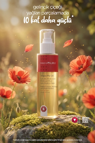 Mamaaura Çatlak Selülit Bakım Yağı 125 Ml