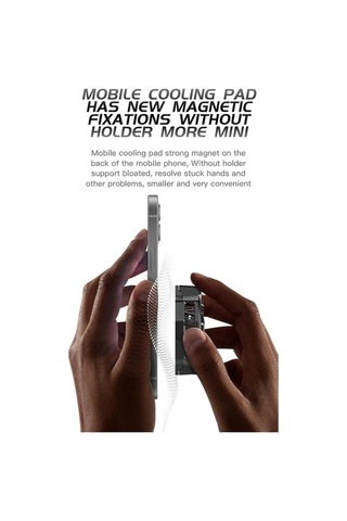 Didadodo Hızlı Soğutma Mobil Telefon Soğutucu Pad, Usb-c Girişli, Sessiz Çalışma, 67-88mm Uyumlu, 112 Karakterlik Model