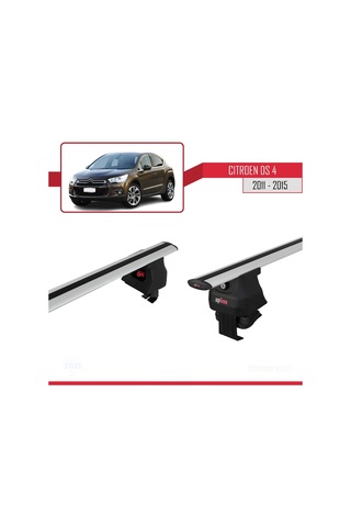 Citroen Ds4 2011-2015 Arası İle Uyumlu Ace-4 Ara Atkı Tavan Barı Gri