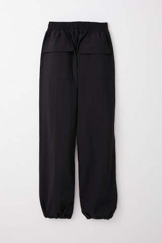 Breeze Kız Çocuk Paraşüt Jogger Paça Pantolon 6-12 Yaş, Siyah Siyah