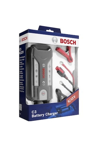 Bosch C3 6V - 12V Akü Şarj Cihazı