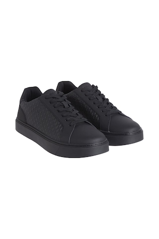 Calvin Klein Jeans Erkek Classic Cupsole Lace Up Aop Ayakkabı Ym0ym014310gj Siyah