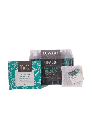 Tea Co. La Isla Bonita Gojiberryli Yeşil Çay Müslin Torba 12 x 2 G