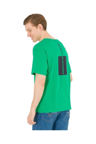 U.S. Polo Assn. Erkek Comfort Bisiklet Yaka Tişört Yeşil