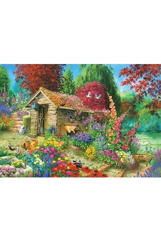 Ks Games 1500 Parça Puzzle Garden Shed 22004