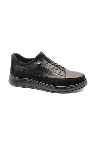 Dropland 9028 Hakiki Deri Erkek Casual Ayakkabı Siyah