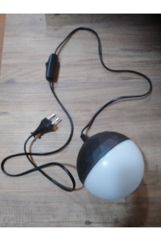 1,5 Metre Kablolu, Arapuatalı, Fişli, 25 Watt Beyaz Işık Led Ampul, Kendin Yap Avize,lambader Ampulü