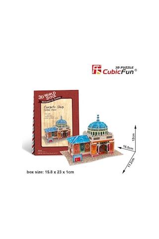 Cubicfun 3d Puzzle 26 Parça Türk Halı Mağazası W3112h