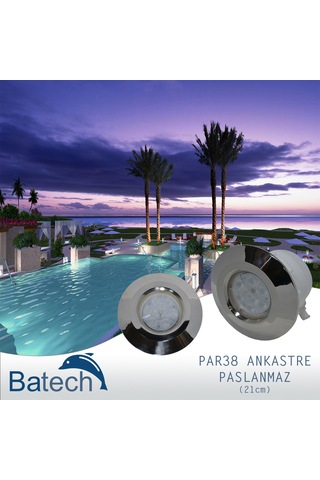 Batech Par38 Ankastre Paslanmaz Havuz Lambası