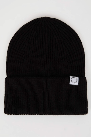 Defacto Kadın Dokuma Etiketli Triko Bere A6327AX24WNBK27 Siyah