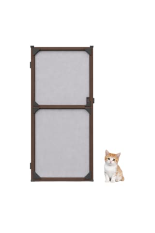 Menteşeli Kapı Kedi Sinekliği En:0-90 X Boy:0-210 Cm Demir, Ahşap,pimapen Alüminyum İle Uyumlu Çok Renkli