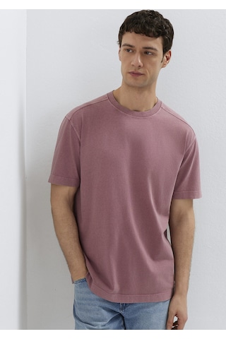Mavi - Pembe Basic Tişört 0613312-70948