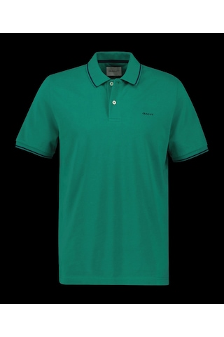 Gant Erkek Pike Polo T-shirt Regular Fit Haki - Yeşil