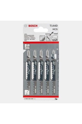 Bosch Ahşap Uç 5'li Paket T144 D Hcs 75 Mm
