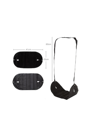 Sones Seyahat Ayak Dayanağı Hamağı Ofis Eğlence Pedalı, Renk: Lacivert Bölünmüş Diğer