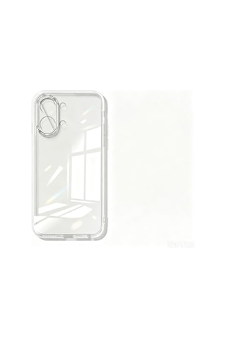 Xiaomi Poco X8 Pro Max Kılıf Şeffaf Silikon Hibrit Case Kapak