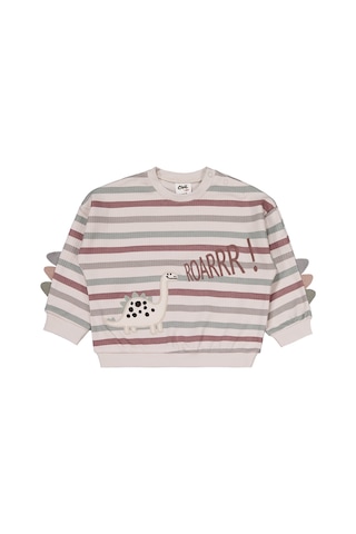Civil Baby Çizgi Empirme 6-18 Ay Takım - Bej Taş Rengi