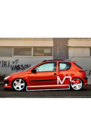 Peugeot 206 Rc Marşpiyel Sağ Sol Takım Fiberglass Boyasız